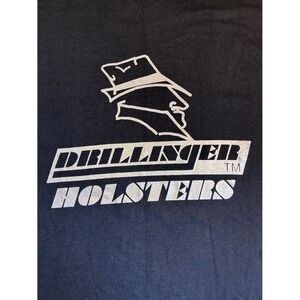 Hanes Drillinger Holsters T-Shirt XXL Black Heavyweight Graphic Tee